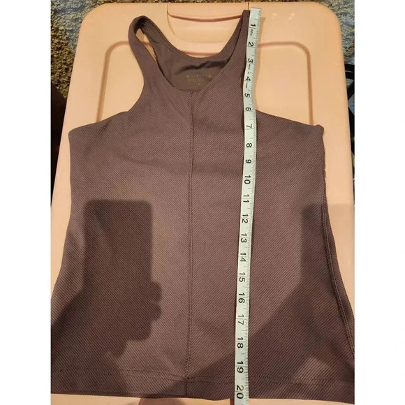 Athleta High Neck Tank Top Mauve Purple Size Small. - Picture 6 of 6